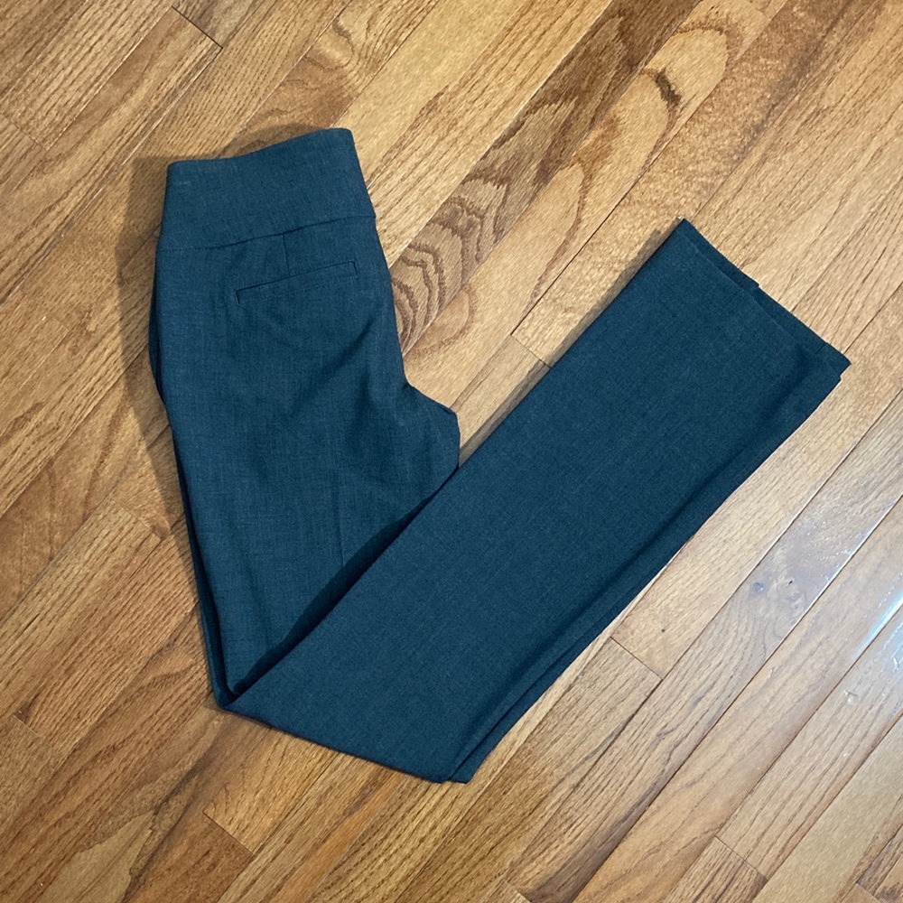 Women's Black Straight Leg Dress Pants Slacks